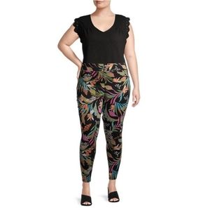 Tropical stretch pants